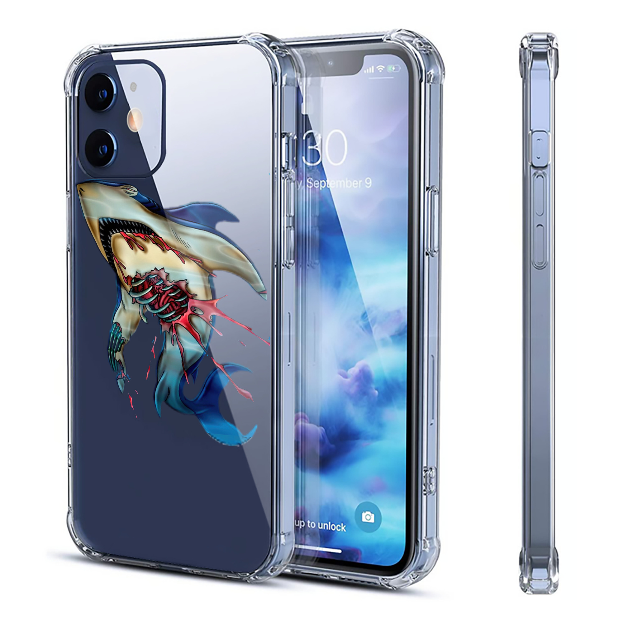 （画像用） 遊☆戯☆王 Yu-Gi-Oh! 【iPhone 12シリーズ対応】透明スマホケース（クリアソフトケース）